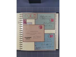 1875/45, umfangreiche Sammlung mit einigen hundert Briefen, Karten und Ganzsachen sowie einigen Briefstücken und losen Marken