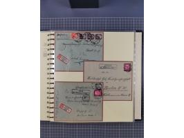 1875/45, umfangreiche Sammlung mit einigen hundert Briefen, Karten und Ganzsachen sowie einigen Briefstücken und losen Marken