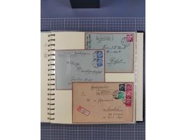 1875/45, umfangreiche Sammlung mit einigen hundert Briefen, Karten und Ganzsachen sowie einigen Briefstücken und losen Marken