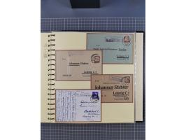 1875/45, umfangreiche Sammlung mit einigen hundert Briefen, Karten und Ganzsachen sowie einigen Briefstücken und losen Marken