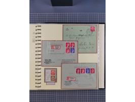 1875/45, umfangreiche Sammlung mit einigen hundert Briefen, Karten und Ganzsachen sowie einigen Briefstücken und losen Marken