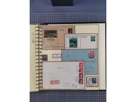 1875/45, umfangreiche Sammlung mit einigen hundert Briefen, Karten und Ganzsachen sowie einigen Briefstücken und losen Marken