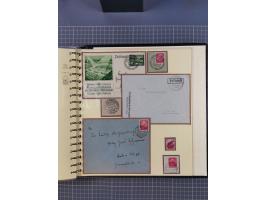 1875/45, umfangreiche Sammlung mit einigen hundert Briefen, Karten und Ganzsachen sowie einigen Briefstücken und losen Marken