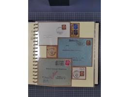 1875/45, umfangreiche Sammlung mit einigen hundert Briefen, Karten und Ganzsachen sowie einigen Briefstücken und losen Marken