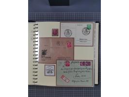 1875/45, umfangreiche Sammlung mit einigen hundert Briefen, Karten und Ganzsachen sowie einigen Briefstücken und losen Marken