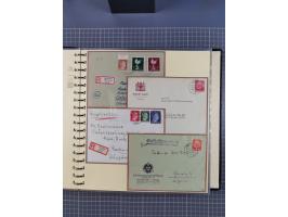 1875/45, umfangreiche Sammlung mit einigen hundert Briefen, Karten und Ganzsachen sowie einigen Briefstücken und losen Marken