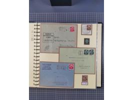 1875/45, umfangreiche Sammlung mit einigen hundert Briefen, Karten und Ganzsachen sowie einigen Briefstücken und losen Marken