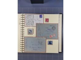 1875/45, umfangreiche Sammlung mit einigen hundert Briefen, Karten und Ganzsachen sowie einigen Briefstücken und losen Marken