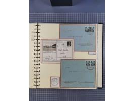 1875/45, umfangreiche Sammlung mit einigen hundert Briefen, Karten und Ganzsachen sowie einigen Briefstücken und losen Marken