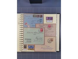 1875/45, umfangreiche Sammlung mit einigen hundert Briefen, Karten und Ganzsachen sowie einigen Briefstücken und losen Marken