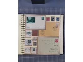 1875/45, umfangreiche Sammlung mit einigen hundert Briefen, Karten und Ganzsachen sowie einigen Briefstücken und losen Marken