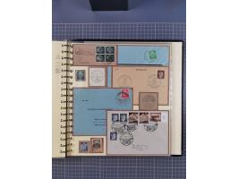 1875/45, umfangreiche Sammlung mit einigen hundert Briefen, Karten und Ganzsachen sowie einigen Briefstücken und losen Marken