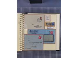 1875/45, umfangreiche Sammlung mit einigen hundert Briefen, Karten und Ganzsachen sowie einigen Briefstücken und losen Marken