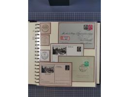 1875/45, umfangreiche Sammlung mit einigen hundert Briefen, Karten und Ganzsachen sowie einigen Briefstücken und losen Marken