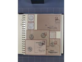 1875/45, umfangreiche Sammlung mit einigen hundert Briefen, Karten und Ganzsachen sowie einigen Briefstücken und losen Marken