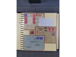 1875/45, umfangreiche Sammlung mit einigen hundert Briefen, Karten und Ganzsachen sowie einigen Briefstücken und losen Marken