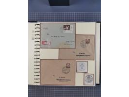 1875/45, umfangreiche Sammlung mit einigen hundert Briefen, Karten und Ganzsachen sowie einigen Briefstücken und losen Marken