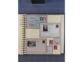 1875/45, umfangreiche Sammlung mit einigen hundert Briefen, Karten und Ganzsachen sowie einigen Briefstücken und losen Marken