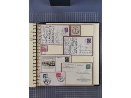 1875/45, umfangreiche Sammlung mit einigen hundert Briefen, Karten und Ganzsachen sowie einigen Briefstücken und losen Marken