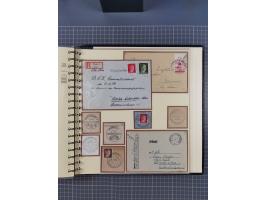 1875/45, umfangreiche Sammlung mit einigen hundert Briefen, Karten und Ganzsachen sowie einigen Briefstücken und losen Marken