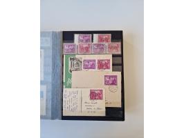 1949/90, umfangreiche gestempelte und zusätzlich postfrisch/ungebrauchte Sammlung mit einigen Doubletten und sehr vielen Brie