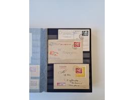 1949/90, umfangreiche gestempelte und zusätzlich postfrisch/ungebrauchte Sammlung mit einigen Doubletten und sehr vielen Brie