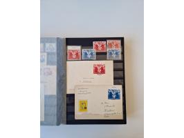 1949/90, umfangreiche gestempelte und zusätzlich postfrisch/ungebrauchte Sammlung mit einigen Doubletten und sehr vielen Brie