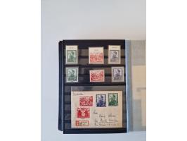 1949/90, umfangreiche gestempelte und zusätzlich postfrisch/ungebrauchte Sammlung mit einigen Doubletten und sehr vielen Brie