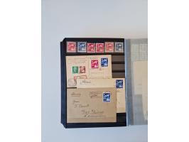 1949/90, umfangreiche gestempelte und zusätzlich postfrisch/ungebrauchte Sammlung mit einigen Doubletten und sehr vielen Brie