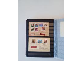 1949/90, umfangreiche gestempelte und zusätzlich postfrisch/ungebrauchte Sammlung mit einigen Doubletten und sehr vielen Brie