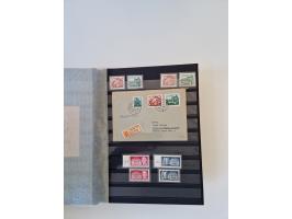 1949/90, umfangreiche gestempelte und zusätzlich postfrisch/ungebrauchte Sammlung mit einigen Doubletten und sehr vielen Brie