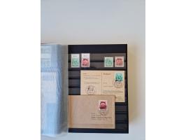 1949/90, umfangreiche gestempelte und zusätzlich postfrisch/ungebrauchte Sammlung mit einigen Doubletten und sehr vielen Brie