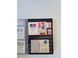 1949/90, umfangreiche gestempelte und zusätzlich postfrisch/ungebrauchte Sammlung mit einigen Doubletten und sehr vielen Brie