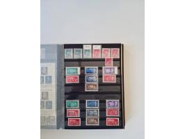 1949/90, umfangreiche gestempelte und zusätzlich postfrisch/ungebrauchte Sammlung mit einigen Doubletten und sehr vielen Brie