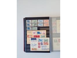 1949/90, umfangreiche gestempelte und zusätzlich postfrisch/ungebrauchte Sammlung mit einigen Doubletten und sehr vielen Brie