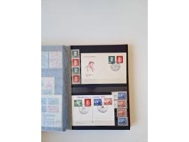 1949/90, umfangreiche gestempelte und zusätzlich postfrisch/ungebrauchte Sammlung mit einigen Doubletten und sehr vielen Brie