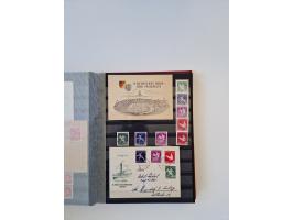 1949/90, umfangreiche gestempelte und zusätzlich postfrisch/ungebrauchte Sammlung mit einigen Doubletten und sehr vielen Brie