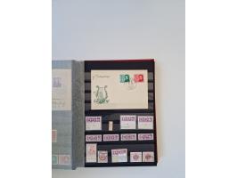 1949/90, umfangreiche gestempelte und zusätzlich postfrisch/ungebrauchte Sammlung mit einigen Doubletten und sehr vielen Brie