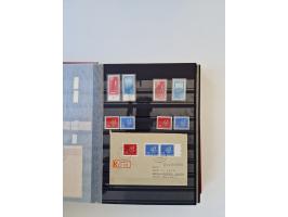 1949/90, umfangreiche gestempelte und zusätzlich postfrisch/ungebrauchte Sammlung mit einigen Doubletten und sehr vielen Brie