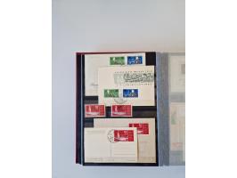 1949/90, umfangreiche gestempelte und zusätzlich postfrisch/ungebrauchte Sammlung mit einigen Doubletten und sehr vielen Brie