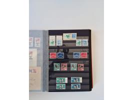 1949/90, umfangreiche gestempelte und zusätzlich postfrisch/ungebrauchte Sammlung mit einigen Doubletten und sehr vielen Brie