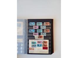 1949/90, umfangreiche gestempelte und zusätzlich postfrisch/ungebrauchte Sammlung mit einigen Doubletten und sehr vielen Brie