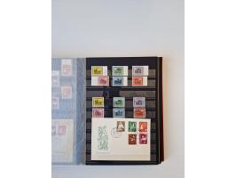 1949/90, umfangreiche gestempelte und zusätzlich postfrisch/ungebrauchte Sammlung mit einigen Doubletten und sehr vielen Brie