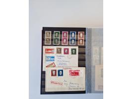 1949/90, umfangreiche gestempelte und zusätzlich postfrisch/ungebrauchte Sammlung mit einigen Doubletten und sehr vielen Brie