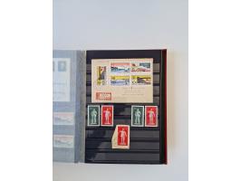 1949/90, umfangreiche gestempelte und zusätzlich postfrisch/ungebrauchte Sammlung mit einigen Doubletten und sehr vielen Brie