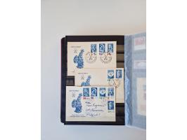 1949/90, umfangreiche gestempelte und zusätzlich postfrisch/ungebrauchte Sammlung mit einigen Doubletten und sehr vielen Brie