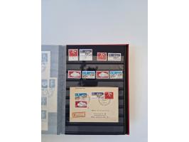 1949/90, umfangreiche gestempelte und zusätzlich postfrisch/ungebrauchte Sammlung mit einigen Doubletten und sehr vielen Brie