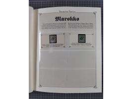 China bis Togo, postfrische Sammlung auf Abo-Karten mit u.a. DP China Mi.-Nr. 25-26I, Marokko Mi.-Nr. 18I/II (KB Jäschke-L. B