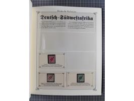 China bis Togo, postfrische Sammlung auf Abo-Karten mit u.a. DP China Mi.-Nr. 25-26I, Marokko Mi.-Nr. 18I/II (KB Jäschke-L. B