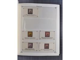 China bis Togo, postfrische Sammlung auf Abo-Karten mit u.a. DP China Mi.-Nr. 25-26I, Marokko Mi.-Nr. 18I/II (KB Jäschke-L. B